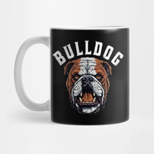 BullDog Dog Love Retro Texture Mug